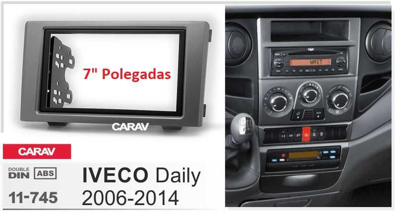 (NOVO) Rádio 2DIN IVECO Daily (Desde 2006 ate 2020) • Android [4+64GB]