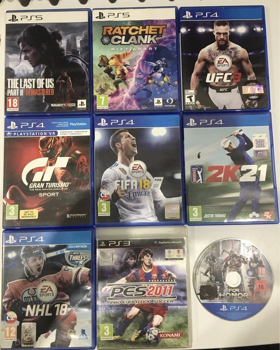 Ігри, Диски PS до Sony Playstation 4 та 5