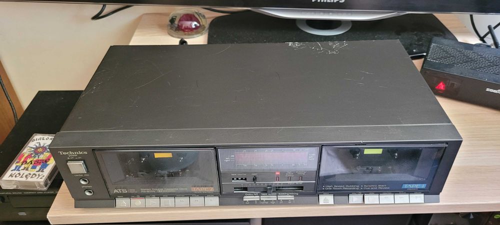 magnetofon kasetowy technics
