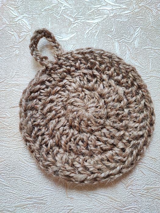 Масажні натуральні мочалки з джуту