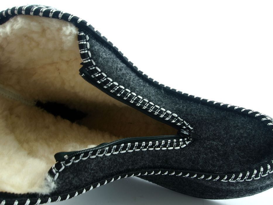 Kapcie góralskie domowe ciepłe bambosze wełna tatrzanki zakopianki 36