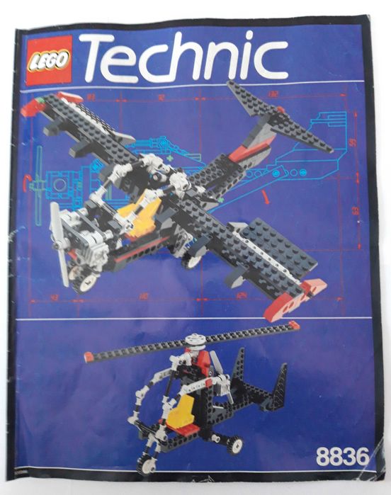 Lego Technic 8836 Samolot + instrukcja