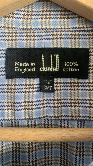 Dunhill - made in england - koszula w krate premium