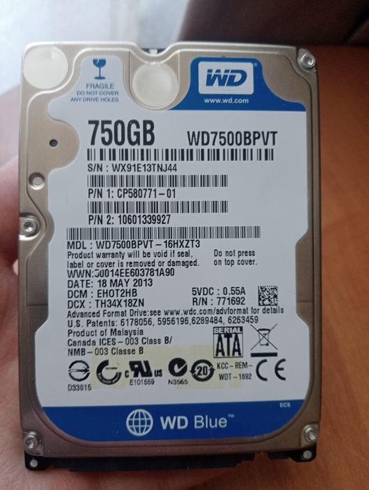 HDD 2'5 диск читати опис!