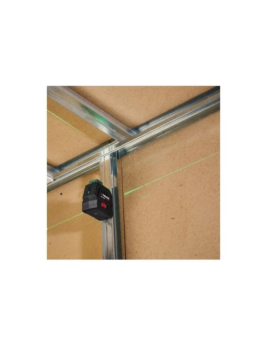 Nível laser de linha cruzada recarregável parkside performance