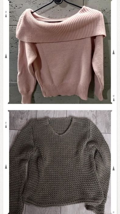 Ciepły sweter, golf, tunika rozmiar: S