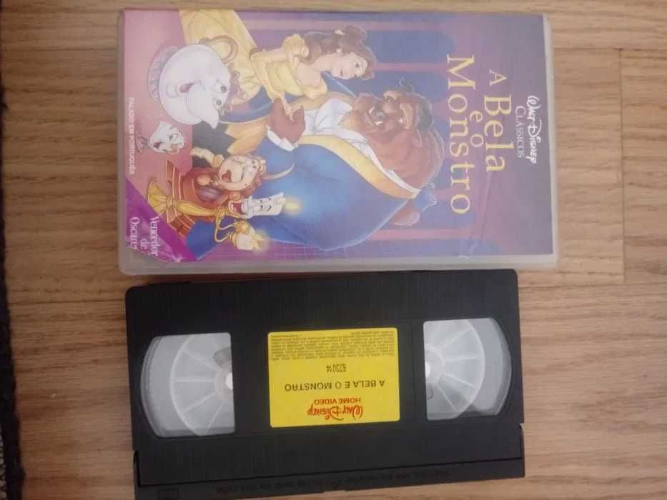 Cassetes VHS em ótimo estado