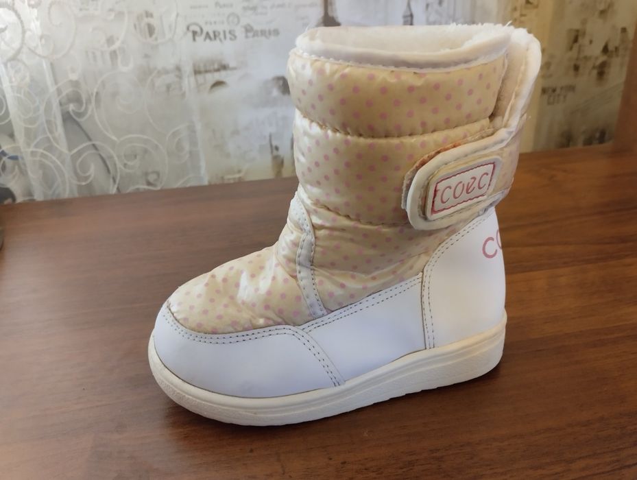 Сапожки дутики для девочки