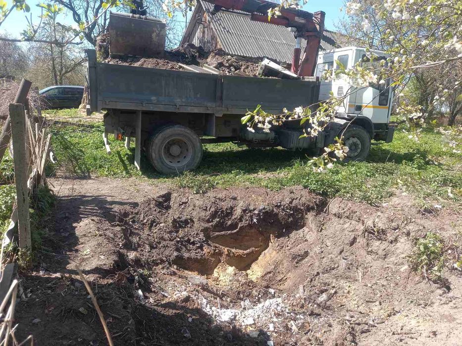 Вантажні перевезення, послуги крана -маніпулятора , самоскида , кран-грейферний ковш .