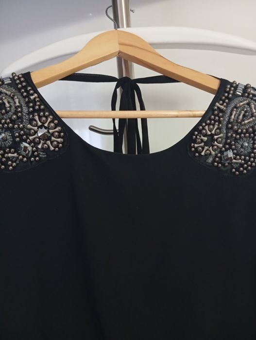 Macacão preto da Zara, tamanho L