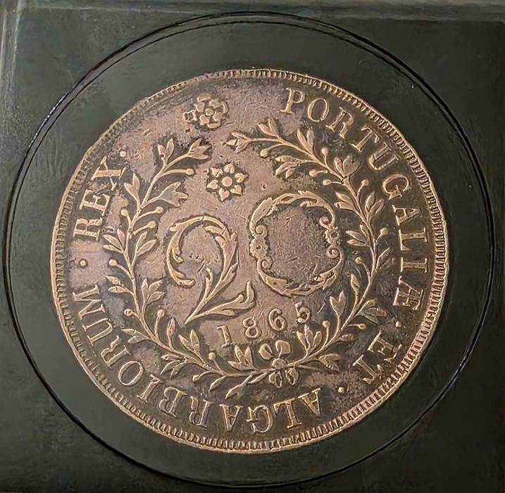Moeda 20 Reis 1865