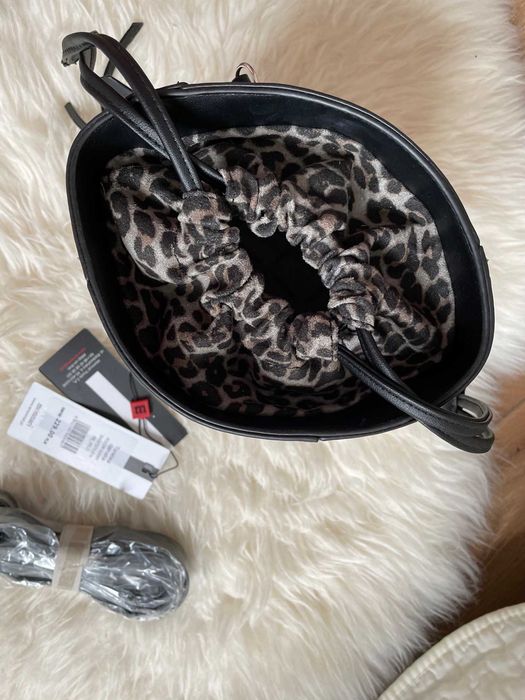 Monnari torebka typu worek BAG7070 szara Nowa z metkami