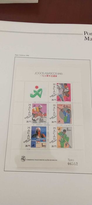Selos de Macau Album dos CTT com 4 anos completos