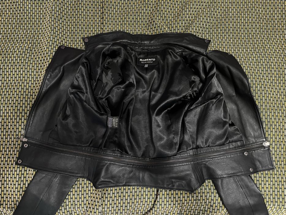 Шкіряна куртка  Roberto коротка