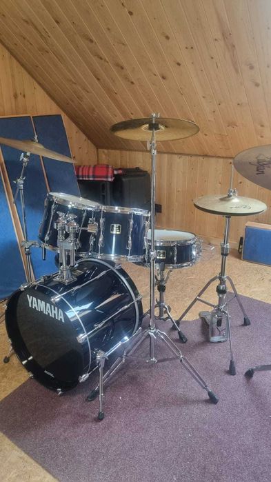 YAMAHA STAGE CUSTOM+talerze Zidjian-kompletna perkusja