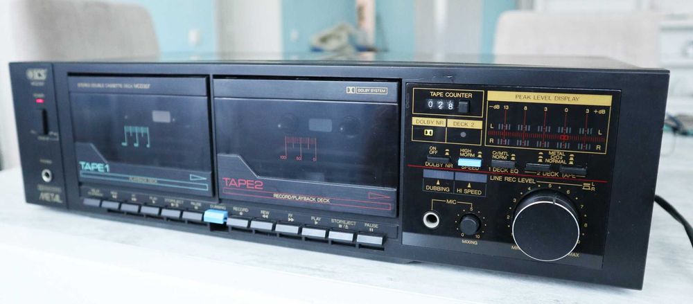 Редкая кассетная дека ICS MCD-307 как новая