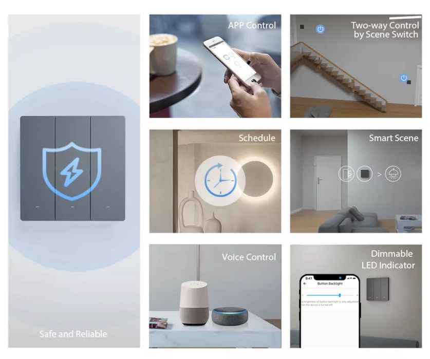 Interruptor sonoff m5 2c novo