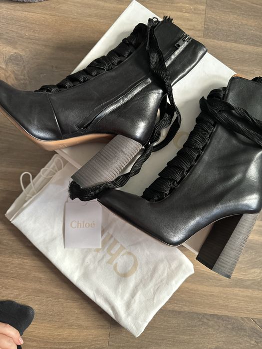 botki sznurowane Chloe 40