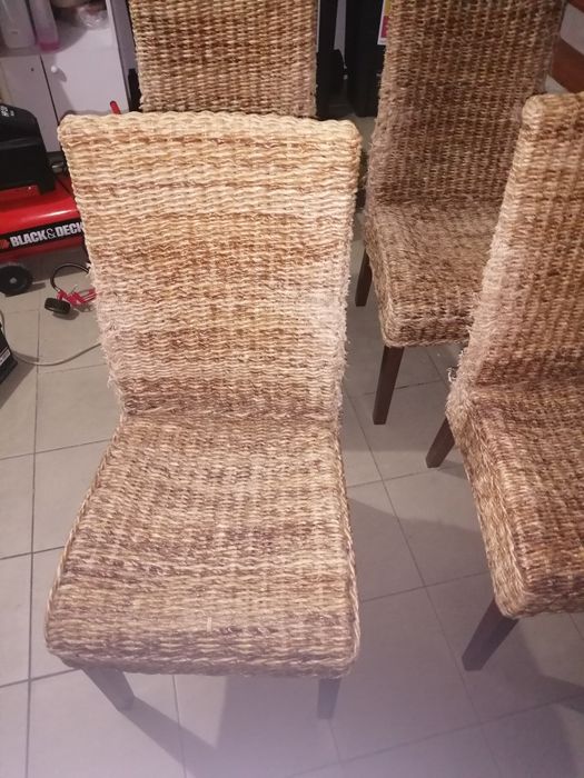 6 cadeiras usadas de sala/cozinha