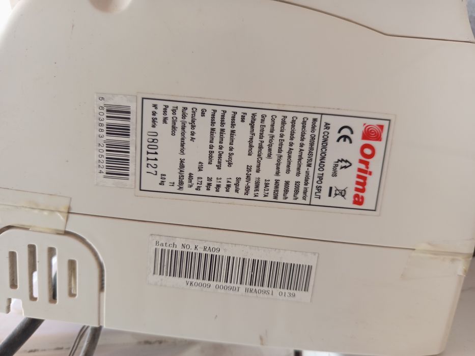 Ar condicionado orima