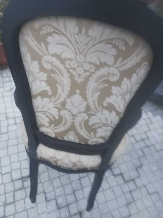 Antiga Bergère Cadeirão Poltrona Cadeira braços, Luís XV