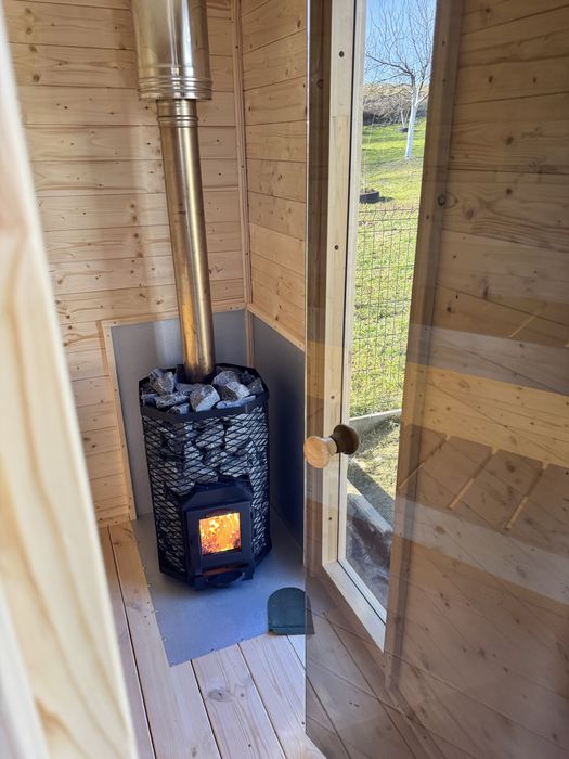 Sauna ogrodowa sauna z przedsionkiem ocieplona dostawa caly kraj