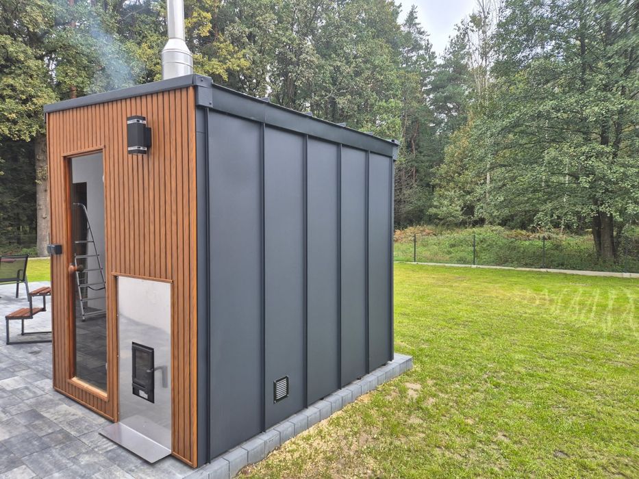 Sauna ogrodowa Komfort 6 osób cena 20325zł netto