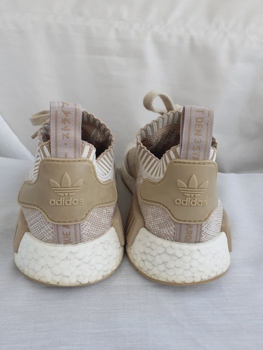 Кросівки Adidas NMD_R1 Primeknit (linen khaki) Оригінал  розмір 38,5