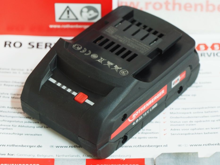 Bateria ROTHENBERGER 18v 4Ah akumulator zaciskarka pila klucz mafell