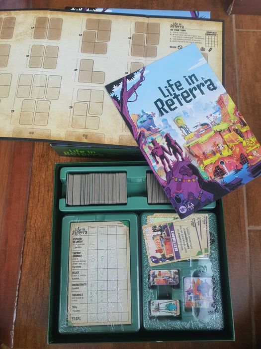 Life in Reterra, gra planszowa, EN