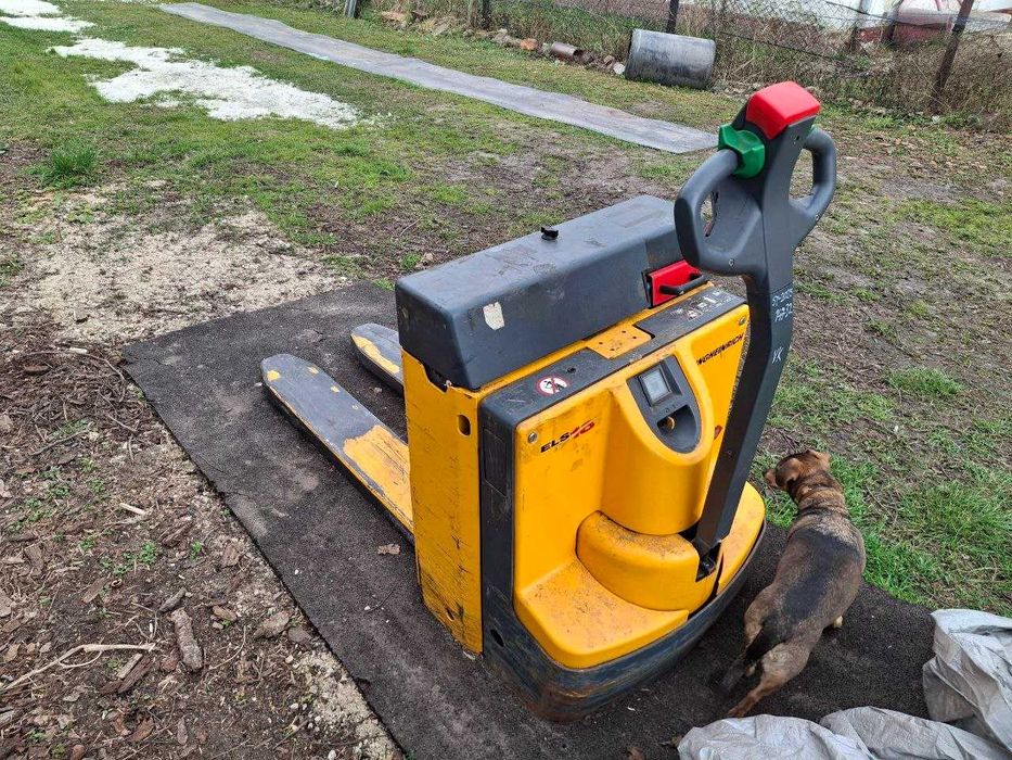 Wózek widłowy paleciak elektryczny Jungheinrich ELS18 + ładowarka