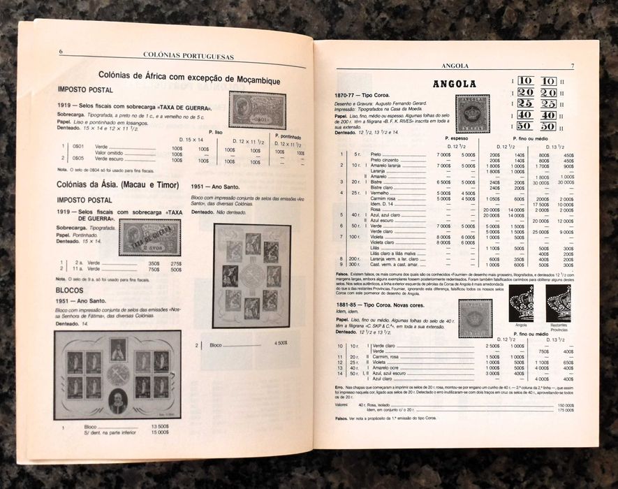 Selos Postais das Ex-Colónias Portuguesas (1991)