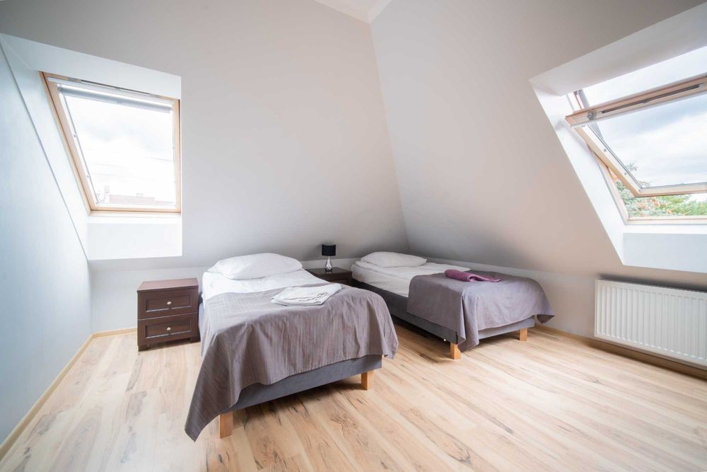 DOM dla grup MAZURY wakacje weekendy sauna balia jacuzzi FERIE