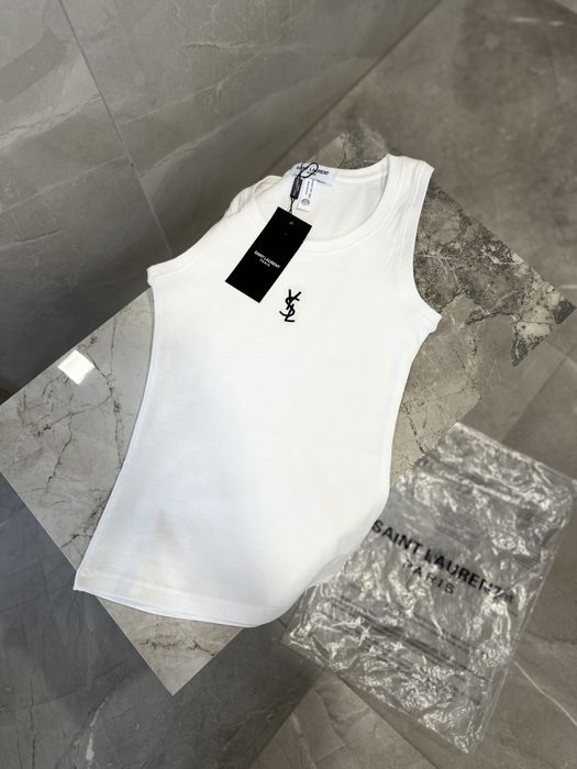 Майка ysl, футболка ysl, базова майка , сен лоран кофта
