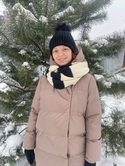 Зимова куртка XS і М оверсайз