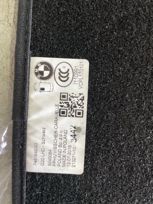Tapetes veludo NOVOS bmw 320d modelo 2020