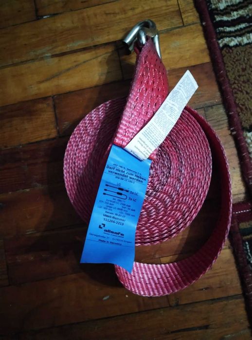 Комплект ремінь+трещітка для фіксації вантажу,Германія.