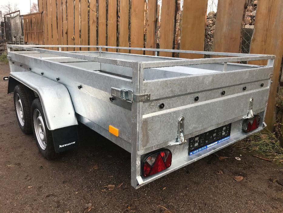 Przyczepka 2 osie   BORO MAJSTER 3x1,5 750 DMC dostawa cała Polska