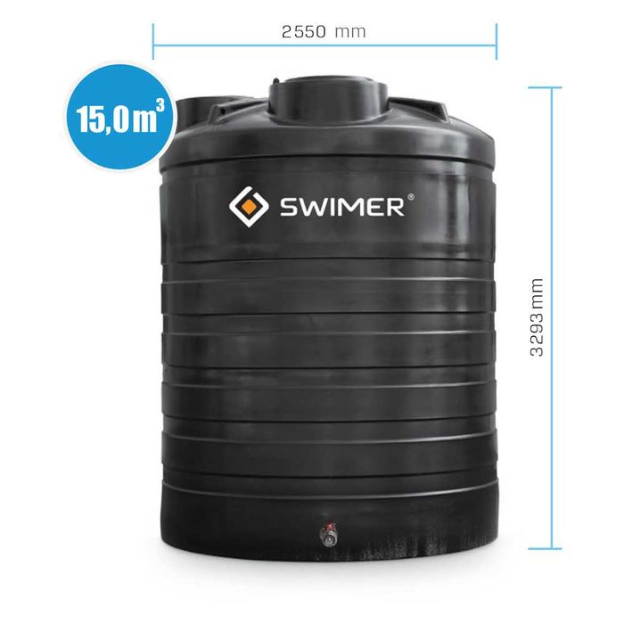 Zbiornik na wodę deszczową 15000l SWIMER