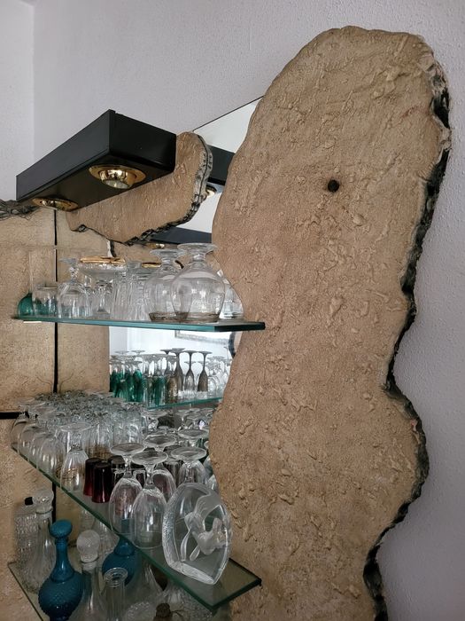 Movel bar a imitar pedra