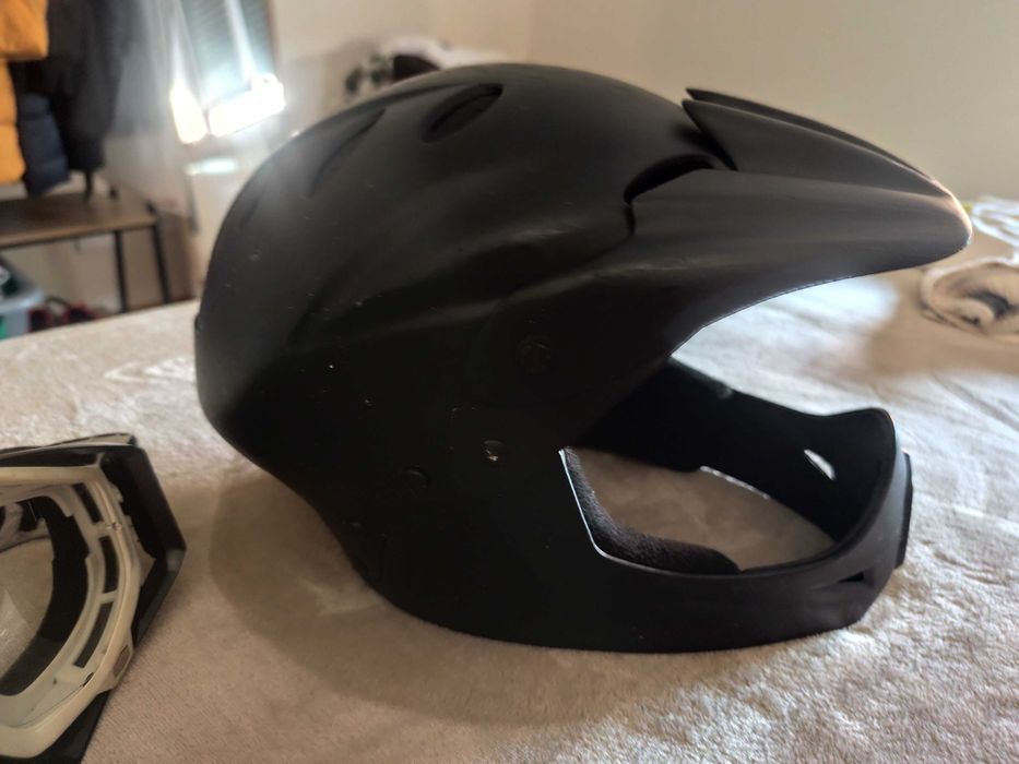 Capacete Integral para Bicicleta + Óculos