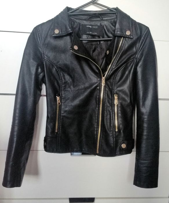 Sinsay czarna ramoneska xs 34