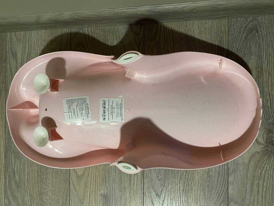 Гірка в ванночку tega baby зайчики, рожевий