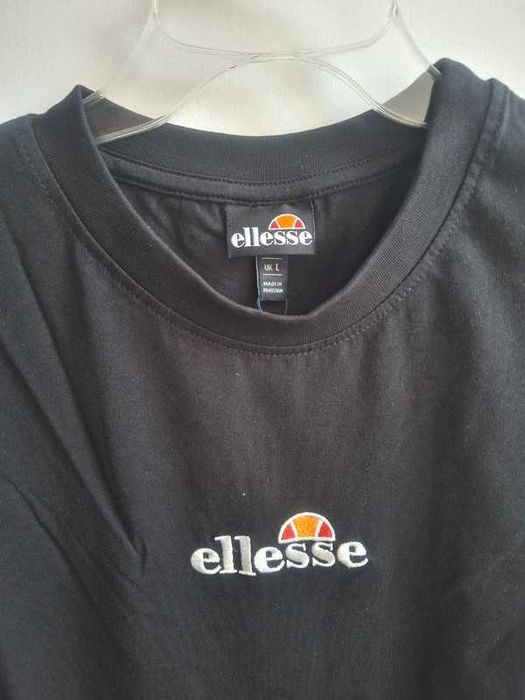 Koszulka t-shirt damski czarny Ellesse L