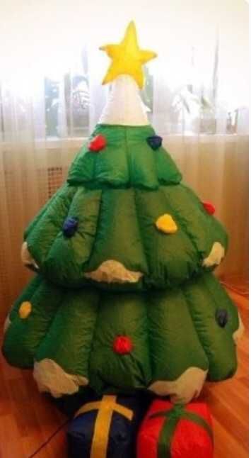 Цена 2019 года Большая надувная Елка Сантой Дедом Морозом  подарок