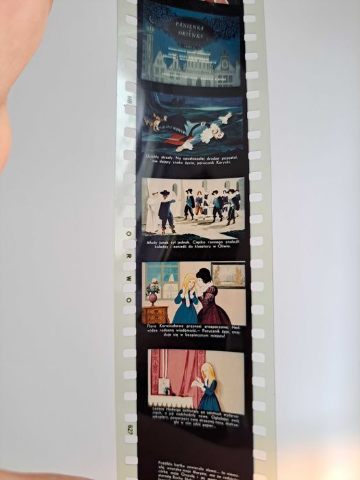 PANIENKA Z OKIENKA cz 2 bajka na rzutnik projektor diaskop PRL