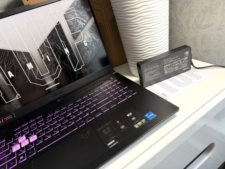 Asus Tuf F17/2025/i5-12th/RTX3050-4GB/144hz/16GB/512GB.