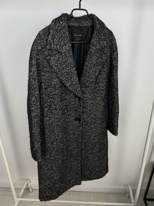 Damski Welniany Plaszcz Massimo Dutti M Cieply