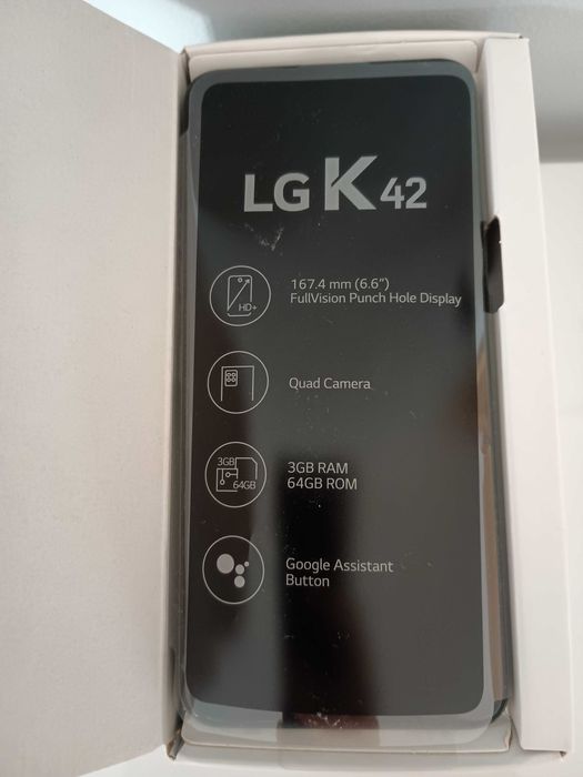 Telefon LGK42, stan idealny, oryginalne opakowanie