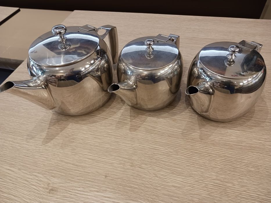 Kit com 3 bules de aço Inox
